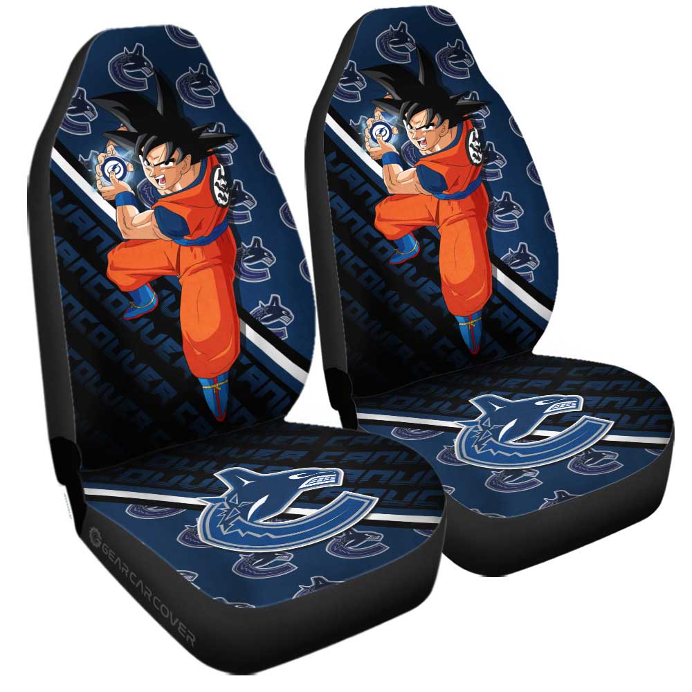 Vancouver Canucks Car Seat Covers Goku Car Decorations For Fans - Gearcarcover - 3