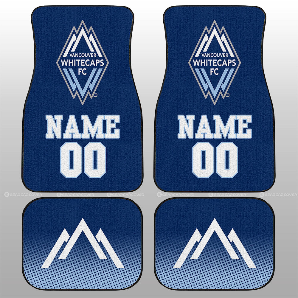 Vancouver Whitecaps FC Car Floor Mats Sporty Team Collection - Gearcarcover - 1