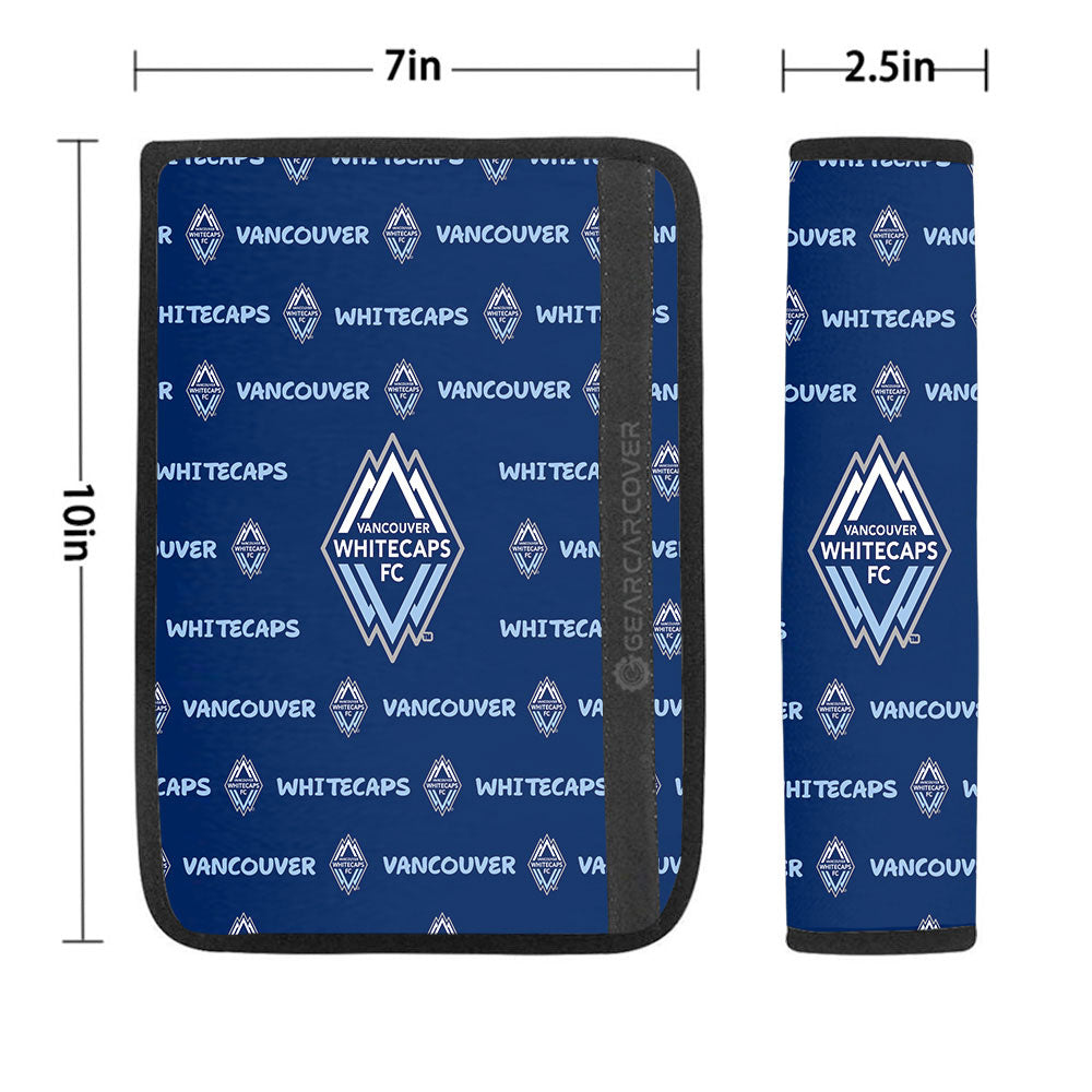 Vancouver Whitecaps FC Seat Belt Covers Sporty Team Collection - Gearcarcover - 1