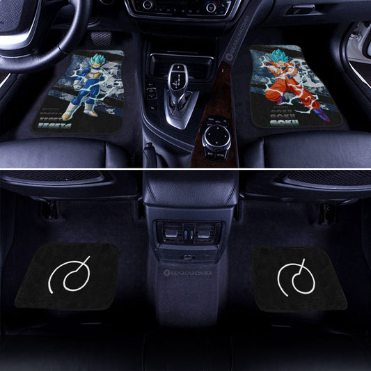 Vegeta And Goku Mix Car Floor Mats Collection - Gearcarcover - 2