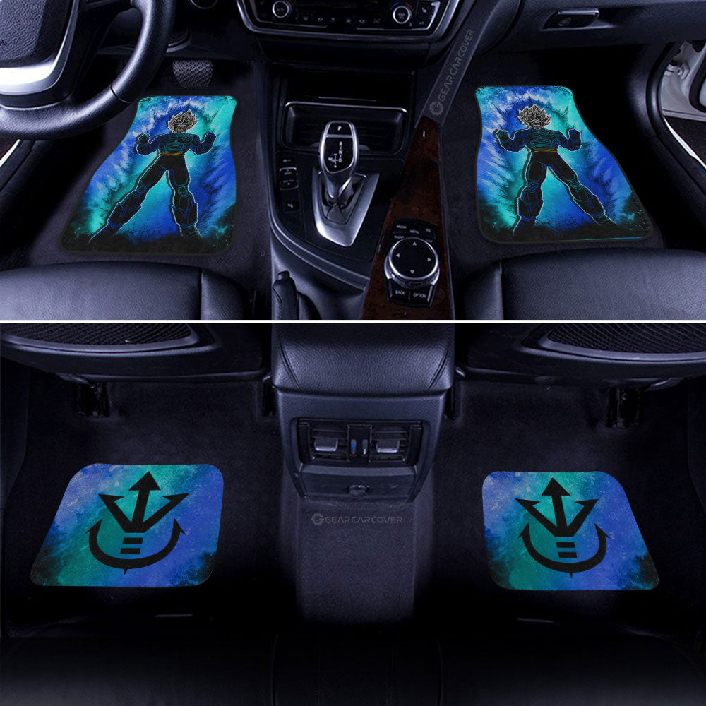 Vegeta Blue Car Floor Mats Custom Anime Car Accessories - Gearcarcover - 2