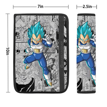 Vegeta Blue Seat Belt Covers Collection - Gearcarcover - 1