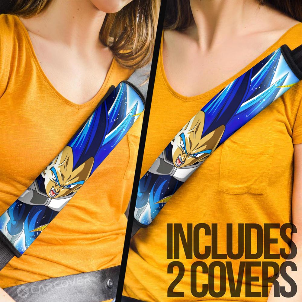 Vegeta Blue Seat Belt Covers Custom Car Accessories - Gearcarcover - 3