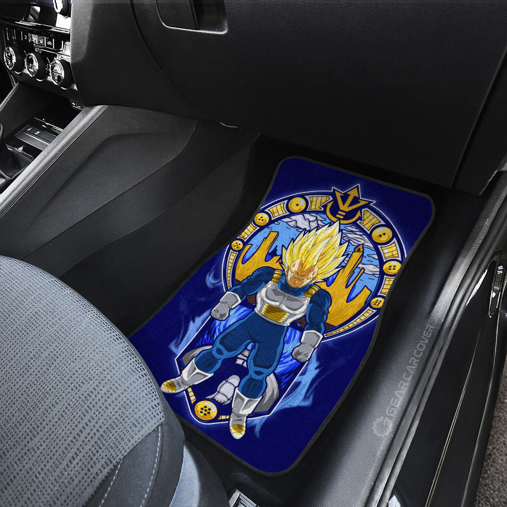 Vegeta SSJ Car Floor Mats Custom Car Interior Accessories - Gearcarcover - 3