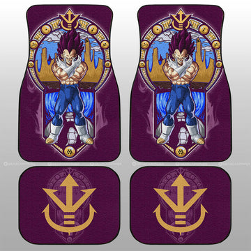 Vegeta Ultra Ego Car Floor Mats Custom Car Interior Accessories - Gearcarcover - 1