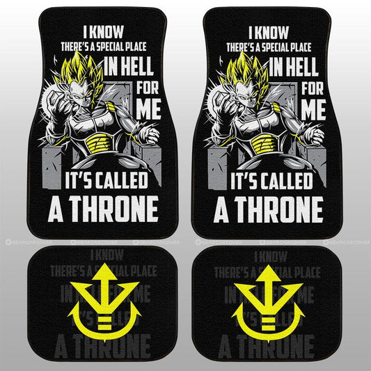 Vegeta's Throne Essential Car Floor Mats Custom Gift For Dragon Ball Anime Fans - Gearcarcover - 2