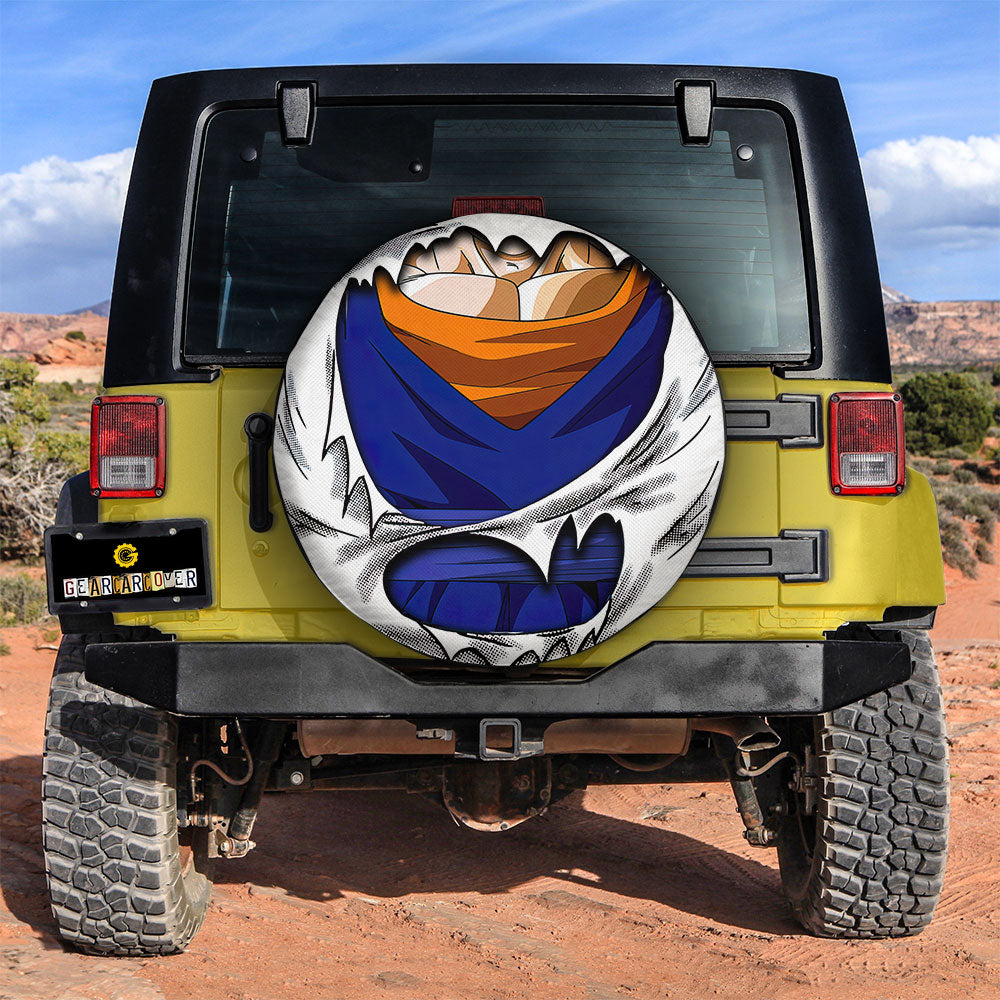 Vegito Uniform Spare Tire Cover Custom - Gearcarcover - 2