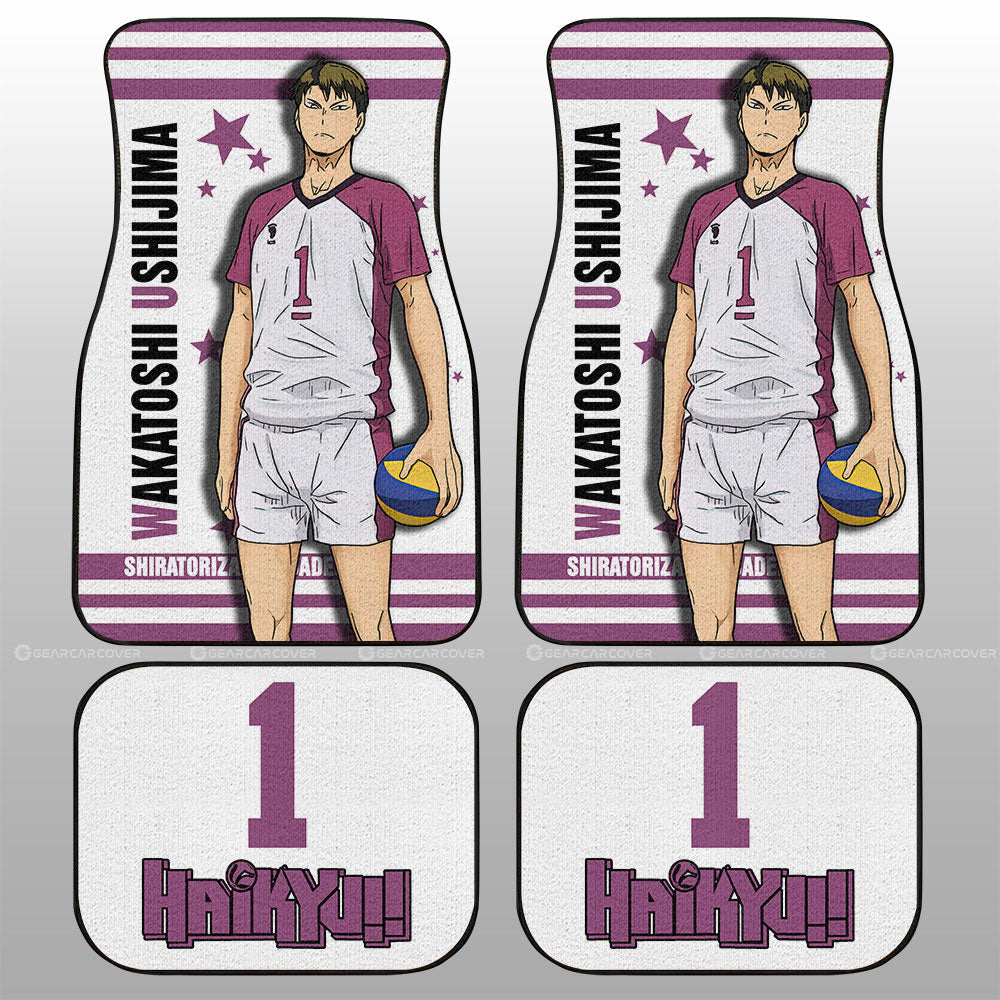 Wakatoshi Ushijima Car Floor Mats Custom Car Accessories - Gearcarcover - 2
