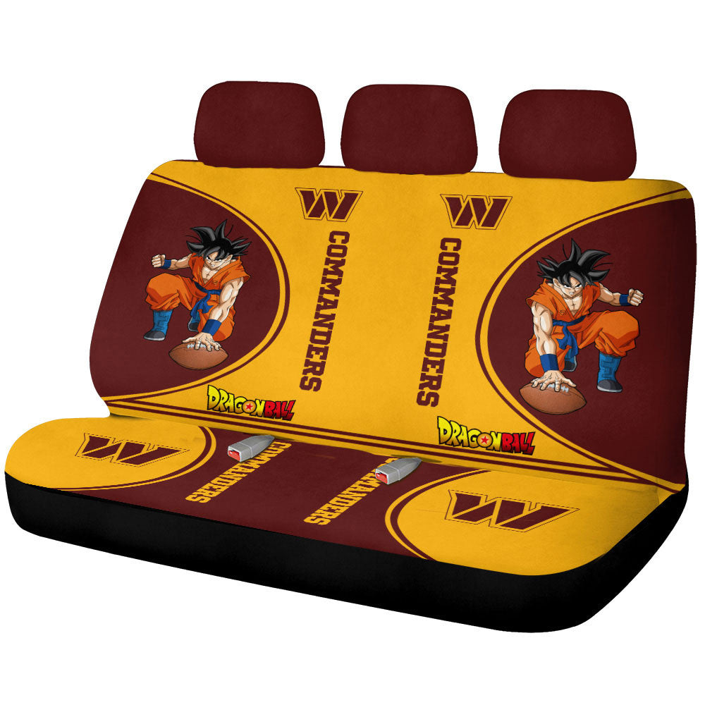 Washington Commanders Car Back Seat Covers Custom Car Accessories For Fans - Gearcarcover - 1