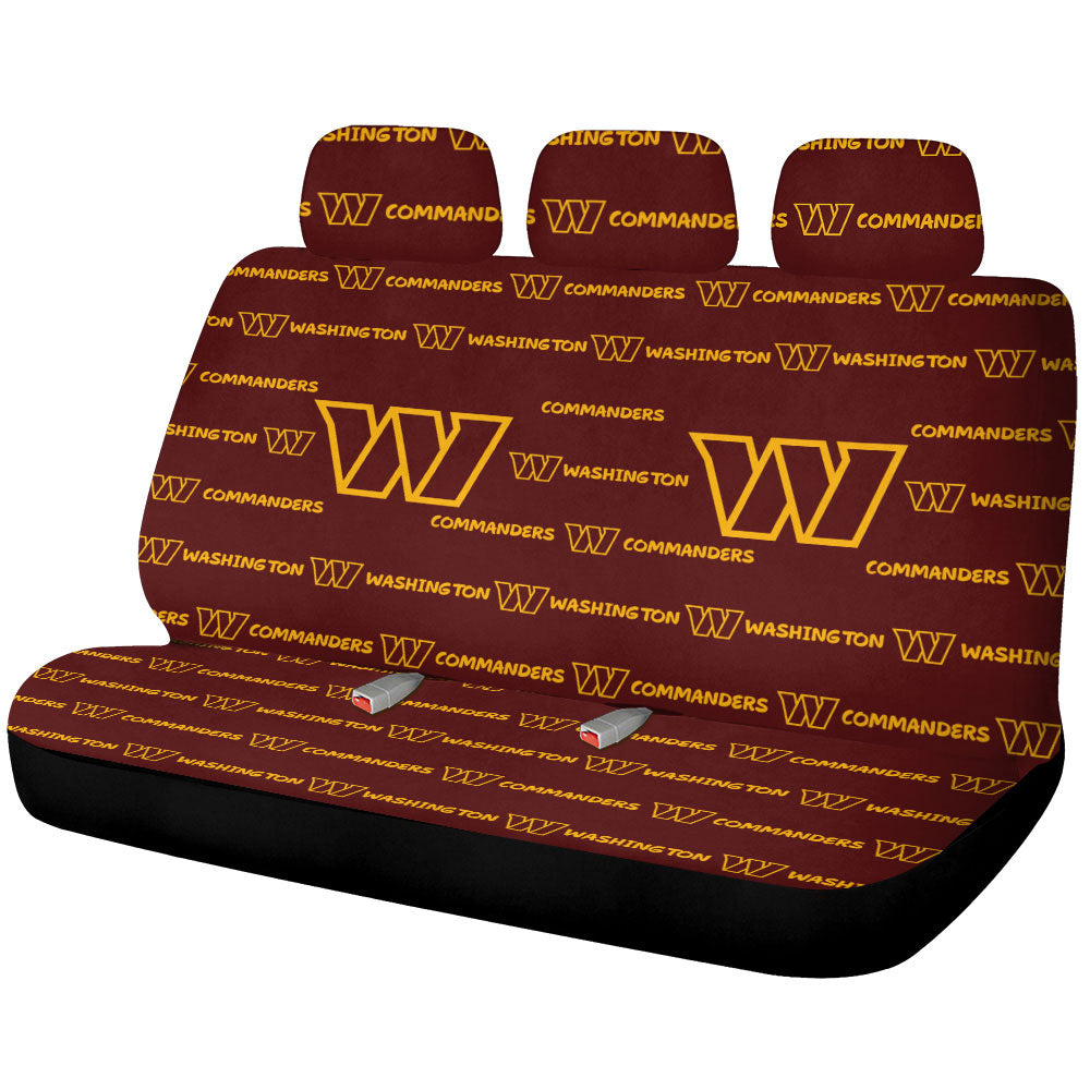 Washington Commanders Car Back Seat Covers Sporty Team Collection - Gearcarcover - 1