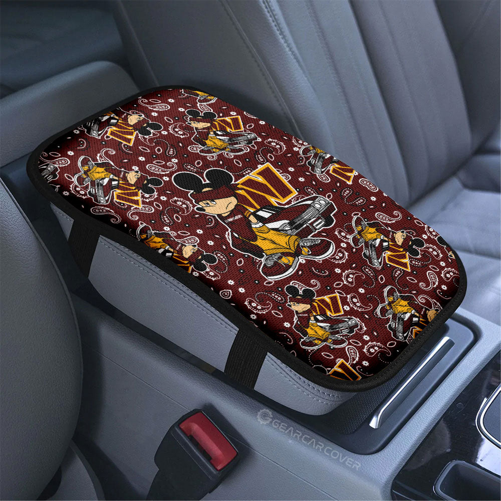Washington Commanders Car Center Console Cover Cartoon Theme Collection - Gearcarcover - 3