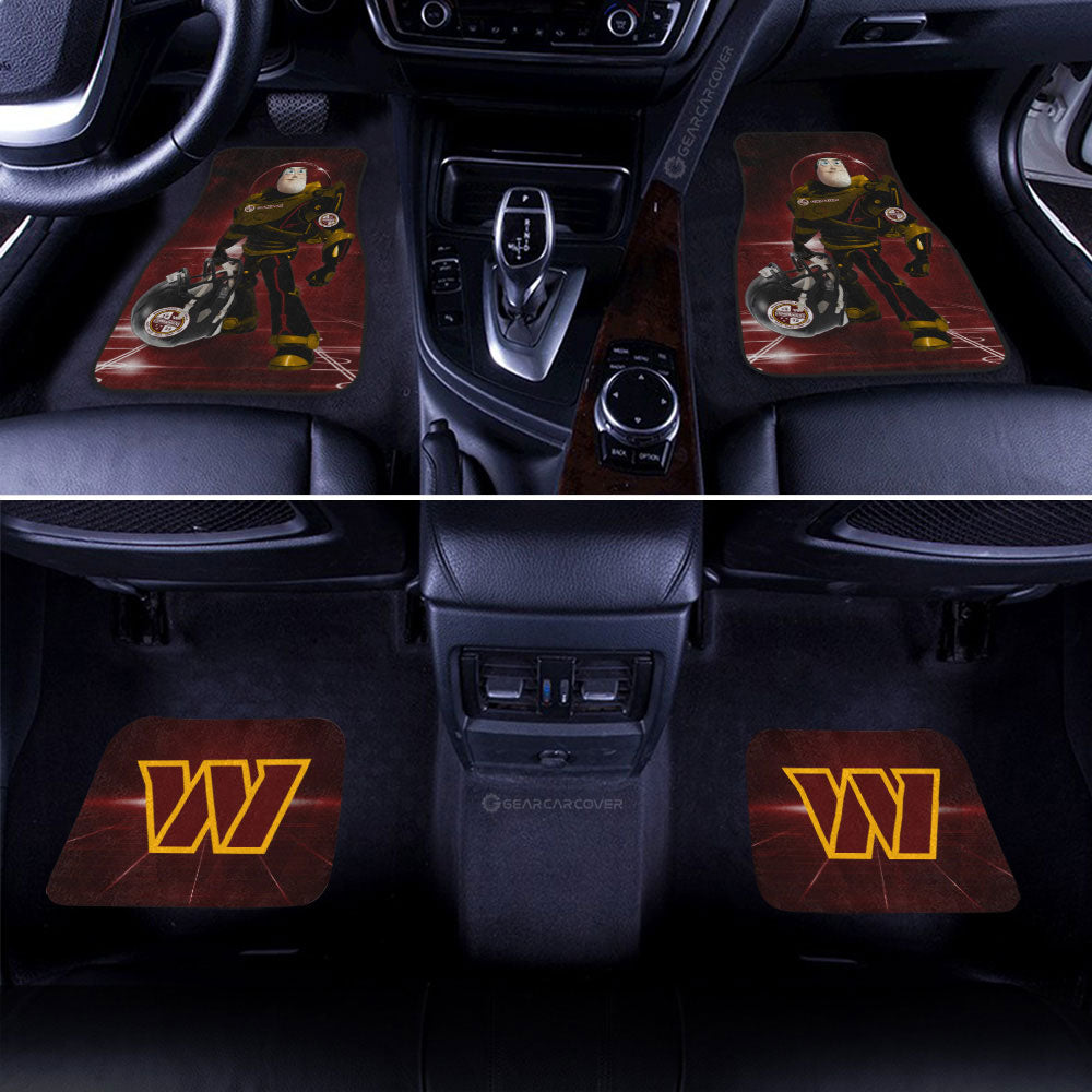 Washington Commanders Car Floor Mats Custom Car Accessories For Fan - Gearcarcover - 2