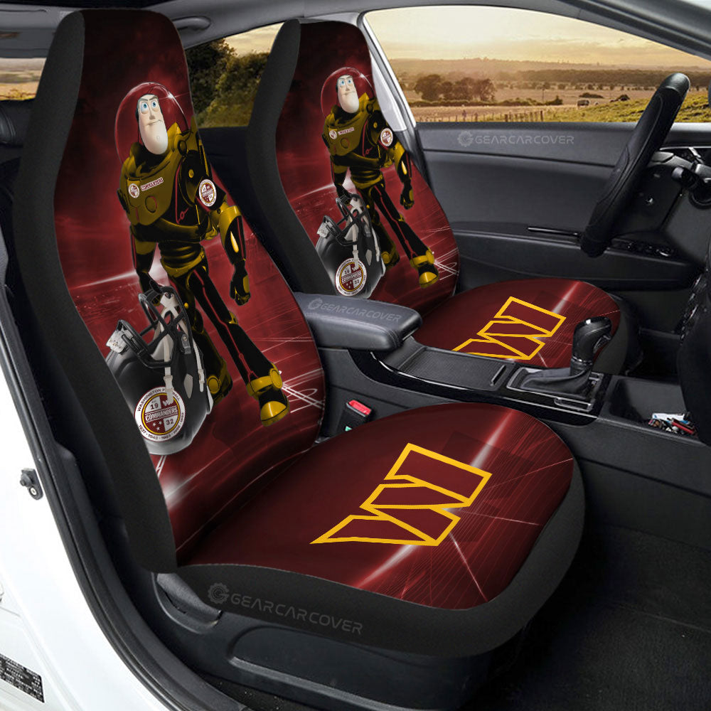Washington Commanders Car Seat Covers Buzz Lightyear Car Accessories For Fan - Gearcarcover - 2