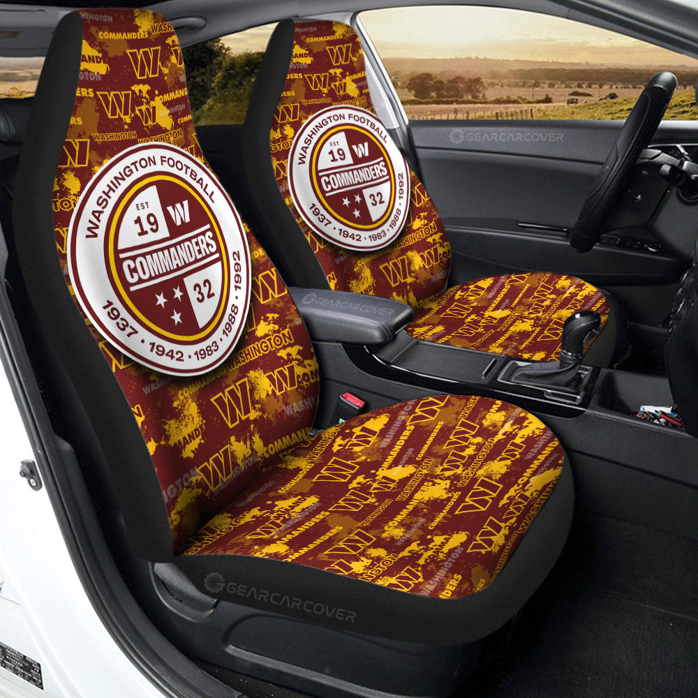 Washington Commanders Car Seat Covers Custom Car Accessories - Gearcarcover - 2