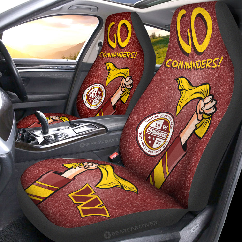 Washington Commanders Car Seat Covers Custom Car Accessories - Gearcarcover - 2