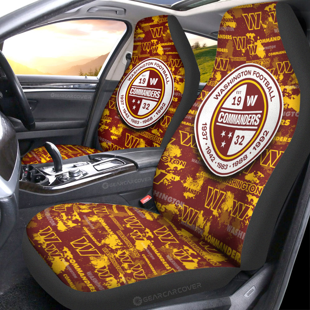 Washington Commanders Car Seat Covers Custom Car Accessories - Gearcarcover - 1