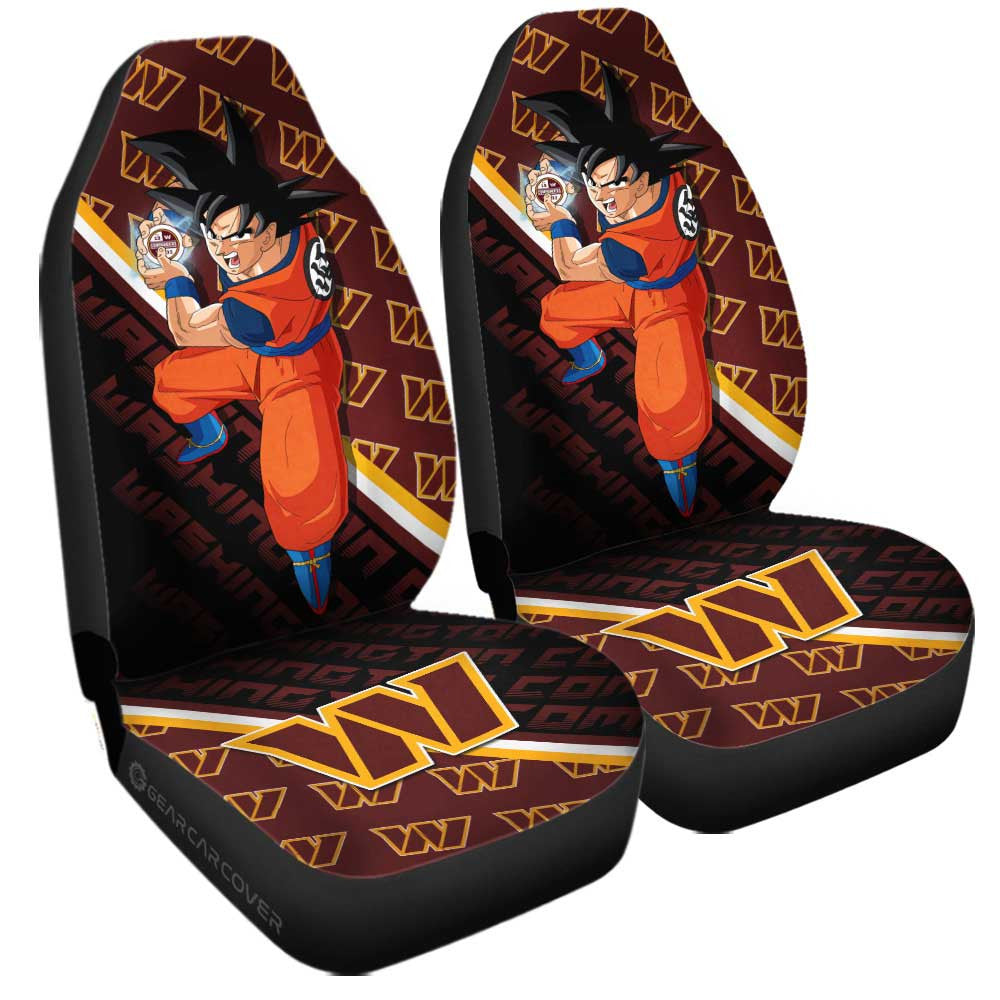 Washington Commanders Car Seat Covers Goku Car Accessories For Fans - Gearcarcover - 3