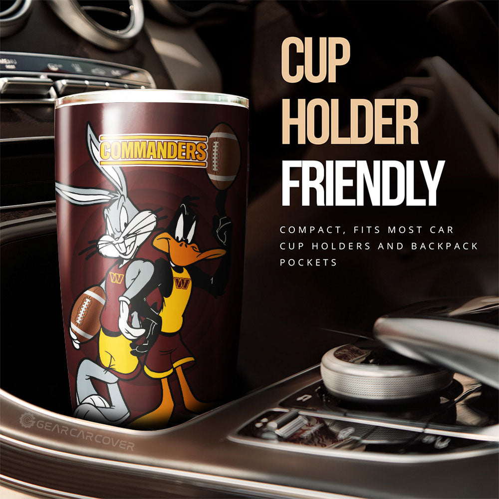 Washington Commanders Tumbler Cup Custom Car Accessories - Gearcarcover - 3