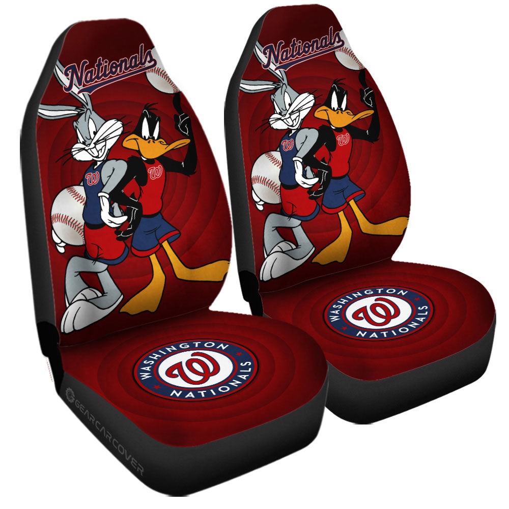 Washington Nationals Car Seat Covers Custom Car Accessories - Gearcarcover - 3