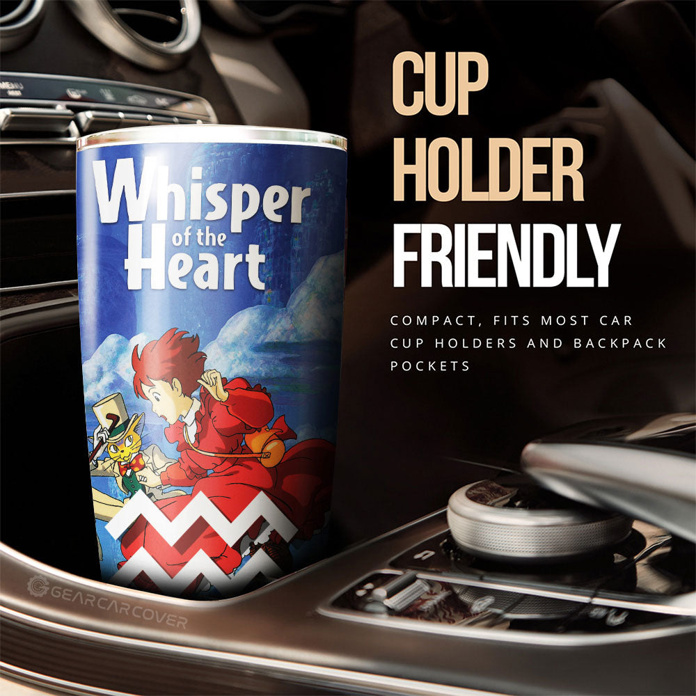 Whisper Of The Heart Tumbler Cup Custom Car Accessories - Gearcarcover - 3