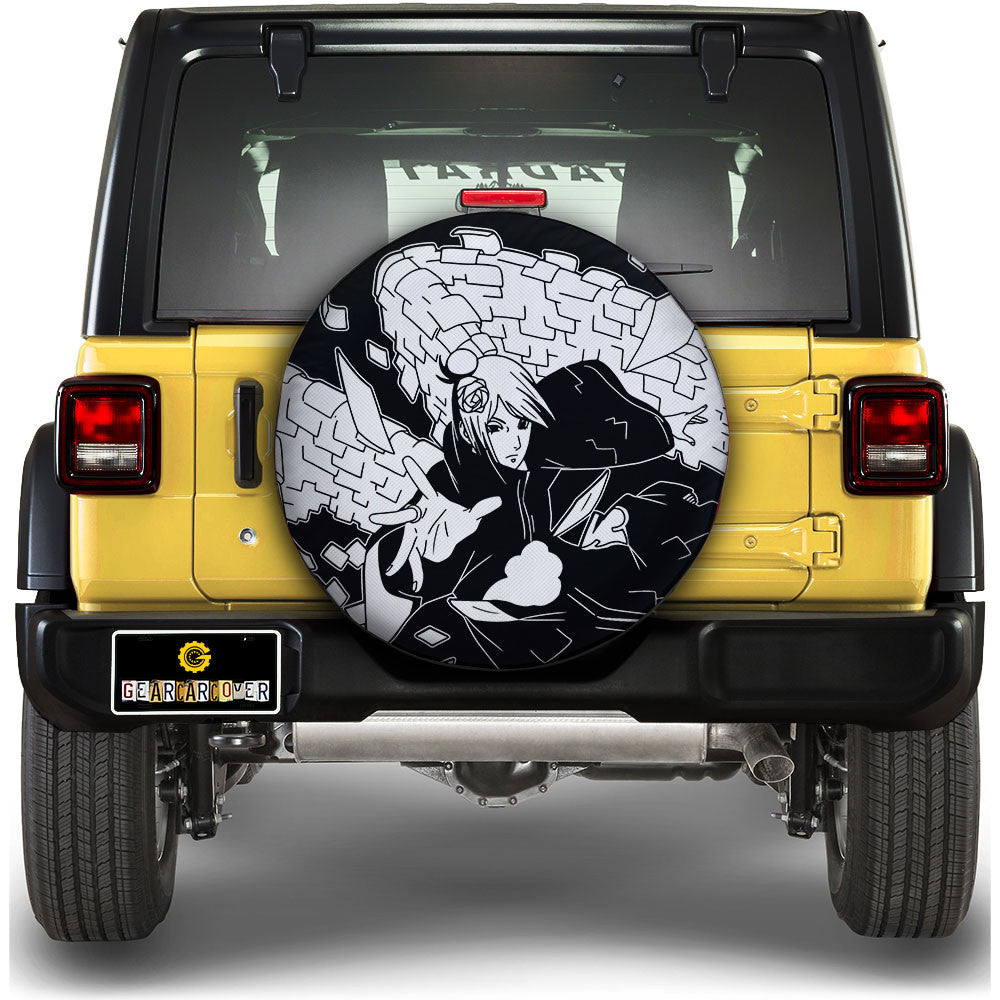 White Konan Spare Tire Cover Custom NRT