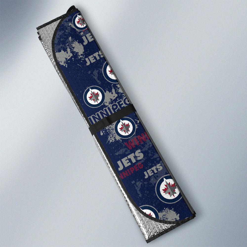 Winnipeg Jets Car Sunshade Custom Car Accessories - Gearcarcover - 3