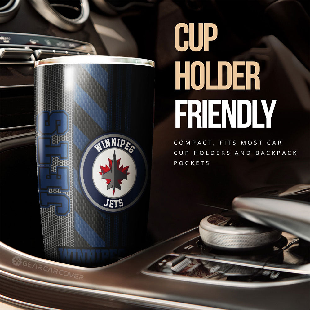 Winnipeg Jets Tumbler Cup Custom Car Accessories - Gearcarcover - 3