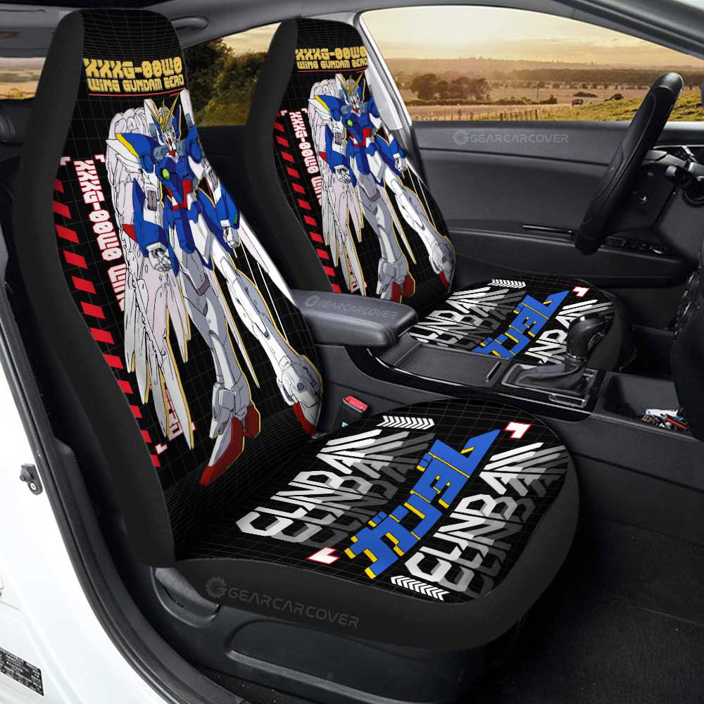 XXXG-00W0 Wing Zero Car Seat Covers Custom Car Accessories - Gearcarcover - 3