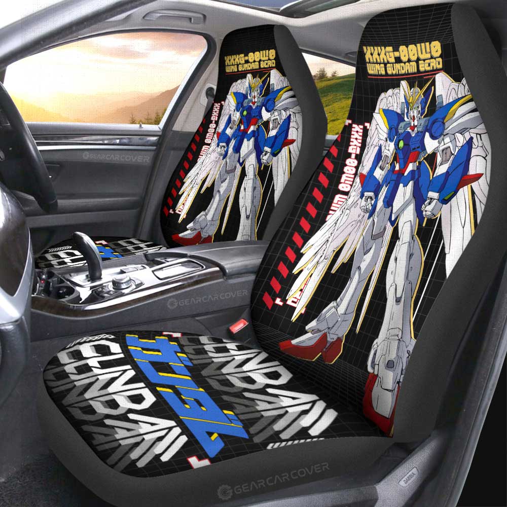 XXXG-00W0 Wing Zero Car Seat Covers Custom Car Accessories - Gearcarcover - 4