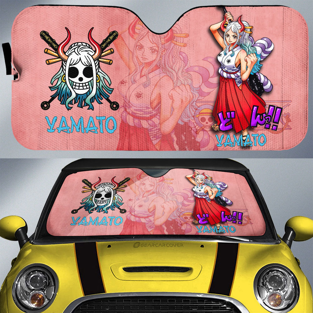 Yamato Car Sunshade Custom One Piece Anime Car Accessories - Gearcarcover - 1