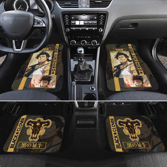 Yami Sukehiro Car Floor Mats Custom Black Clover Anime - Gearcarcover - 1