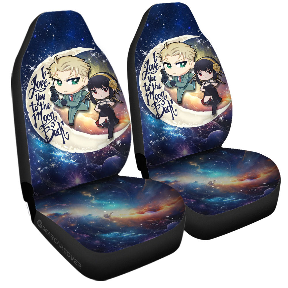 Yor And Loid Forger Car Seat Covers Custom Car Accessories - Gearcarcover - 3