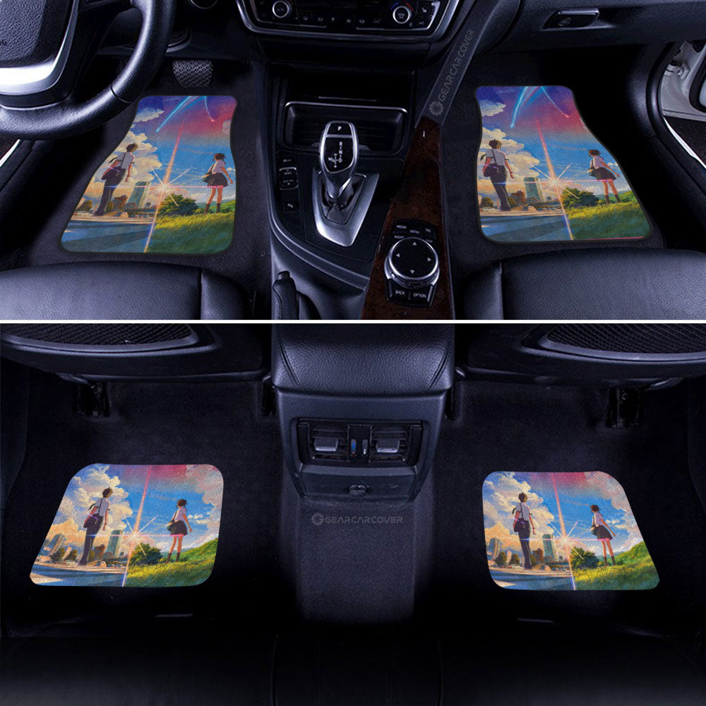 Your Name Car Floor Mats Custom Anime Car Accessories - Gearcarcover - 2