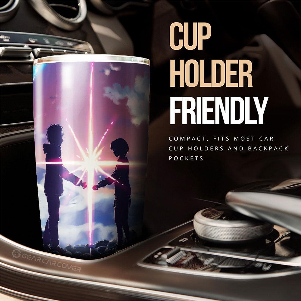 Your Name Tumbler Cup Custom Anime Car Accessories - Gearcarcover - 3