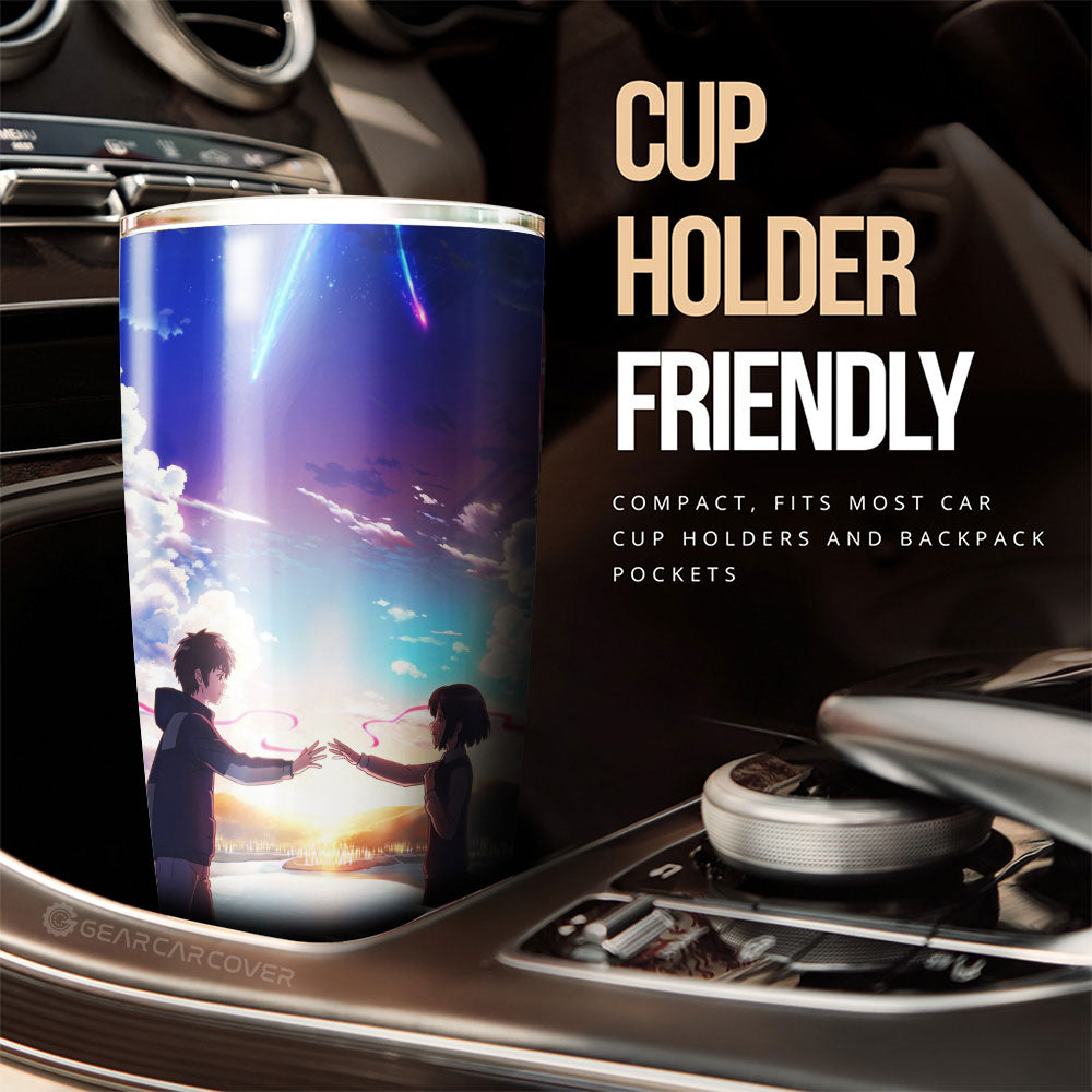 Your Name Tumbler Cup Custom Anime Car Accessories - Gearcarcover - 3