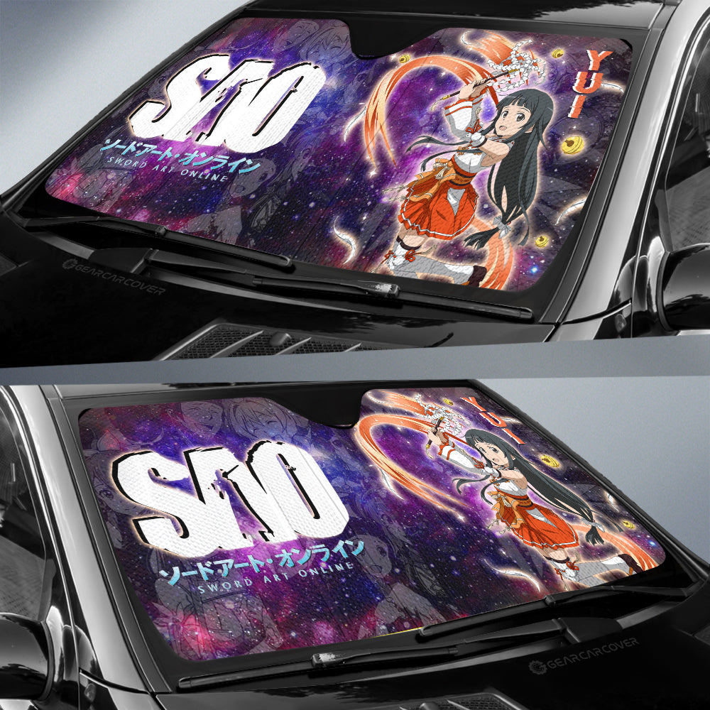 Yui Car Sunshade Custom Manga Galaxy Style - Gearcarcover - 2