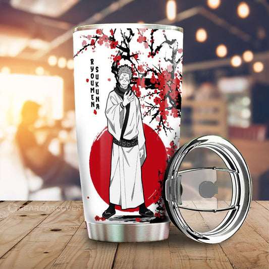 Yuji Itadori And Ryomen Sukuna Tumbler Cup Custom Japan Style Car Accessories - Gearcarcover - 2