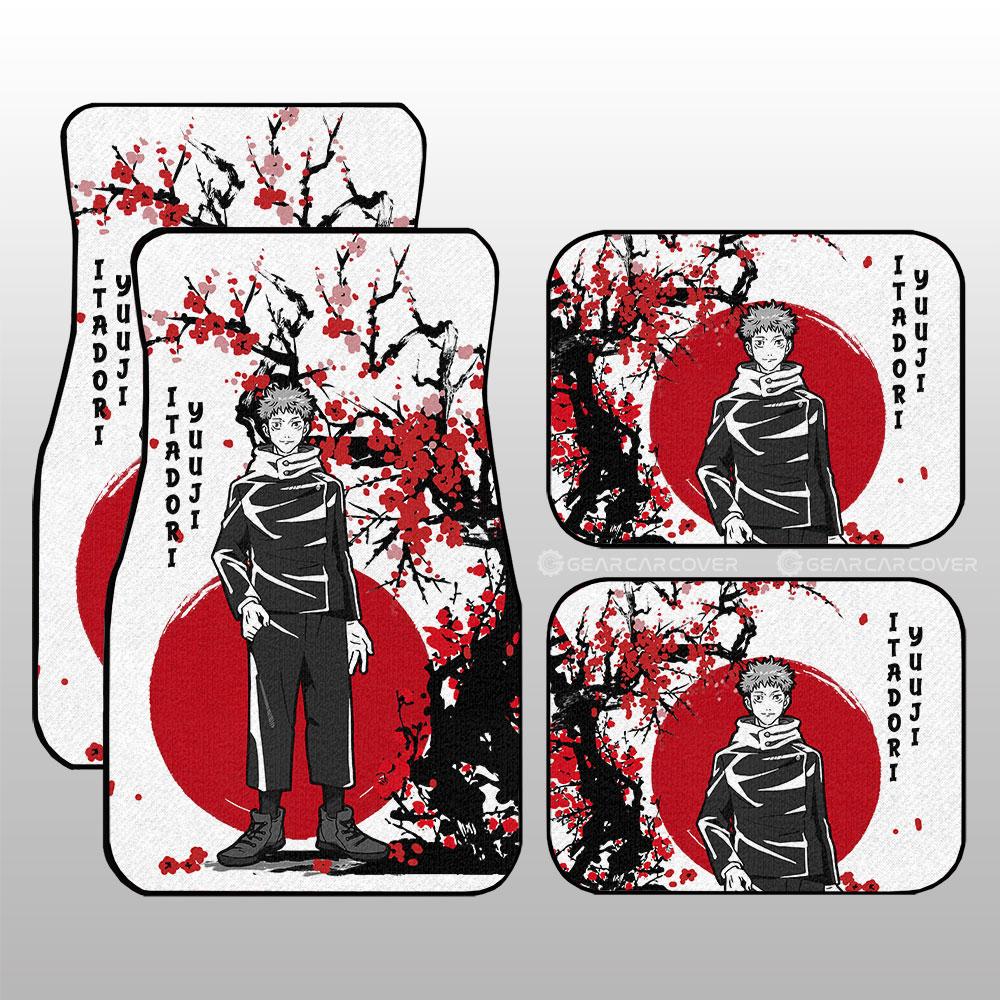 Yuji Itadori Car Floor Mats Custom Japan Style Car Accessories - Gearcarcover - 1