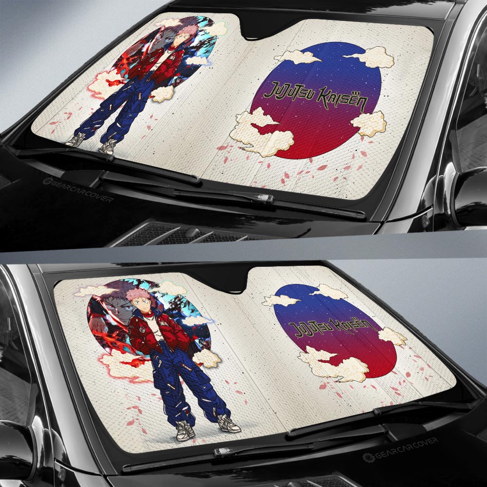 Yuji Itadori Car Sunshade Anime Collection - Gearcarcover - 2