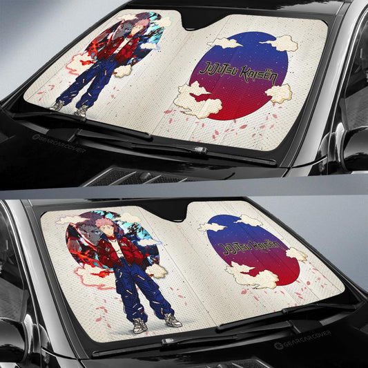 Yuji Itadori Car Sunshade Anime Collection - Gearcarcover - 2