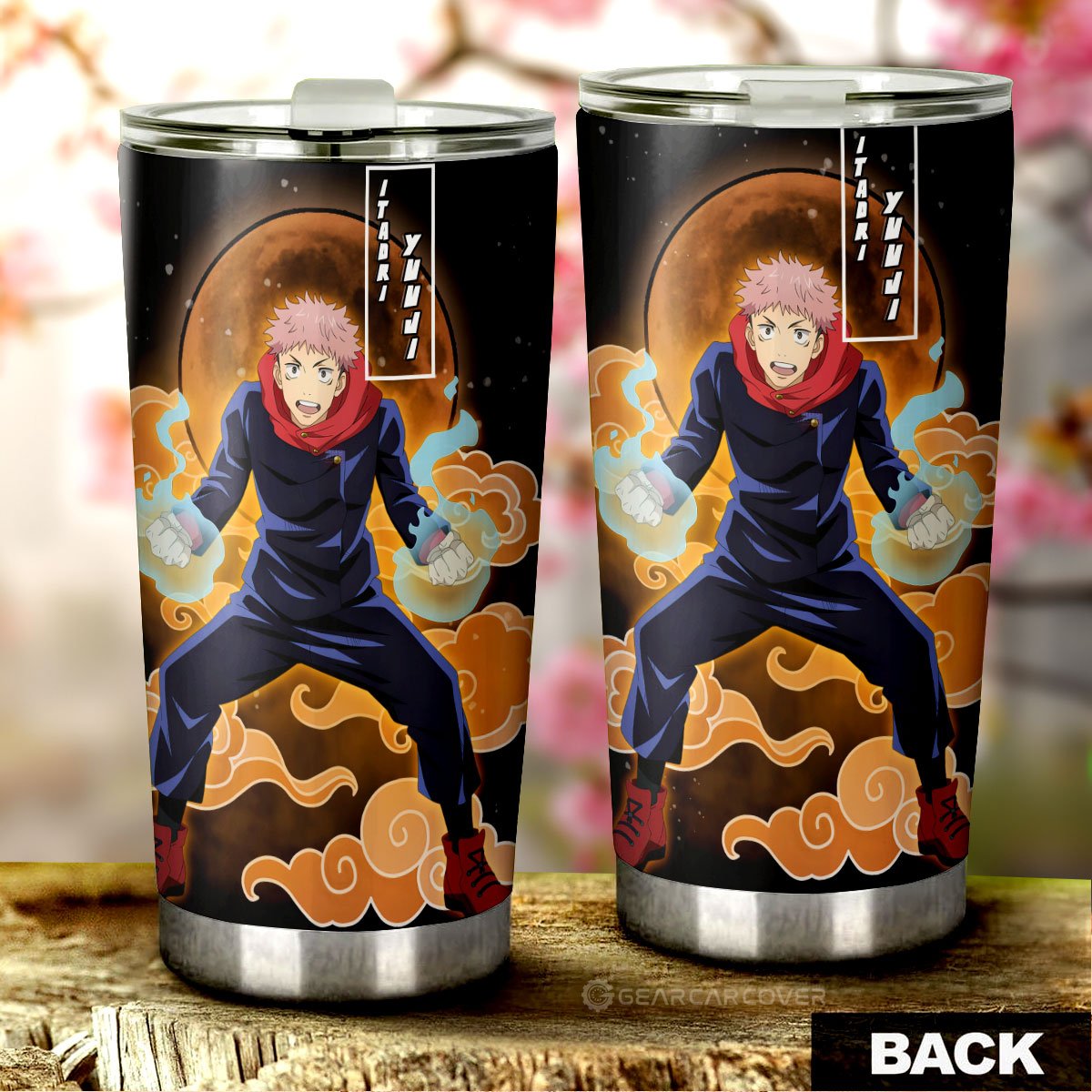 Yuji Itadori Tumbler Cup Custom Car Interior Accessories - Gearcarcover - 3