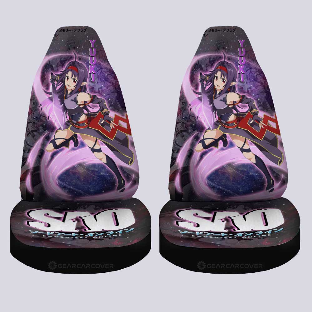Yuuki Car Seat Covers Custom Manga Galaxy Style - Gearcarcover - 4
