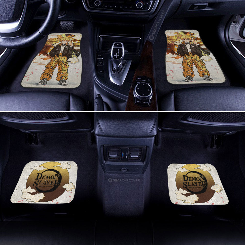 Zenitsu Agatsuma Car Floor Mats Anime Collection - Gearcarcover - 2