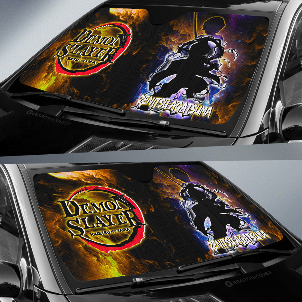 Zenitsu Agatsuma Car Sunshade Custom - Gearcarcover - 2
