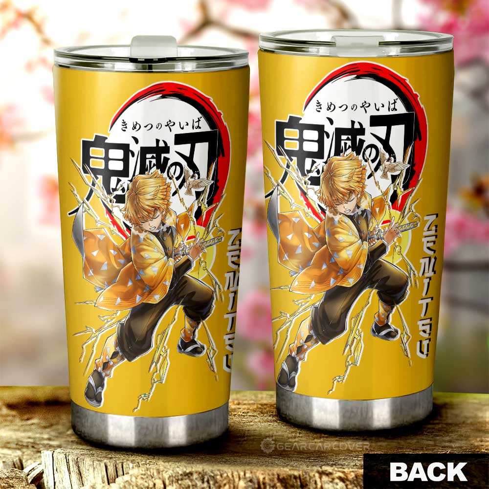 Zenitsu Agatsuma Tumbler Cup Custom Car Accessories - Gearcarcover - 2