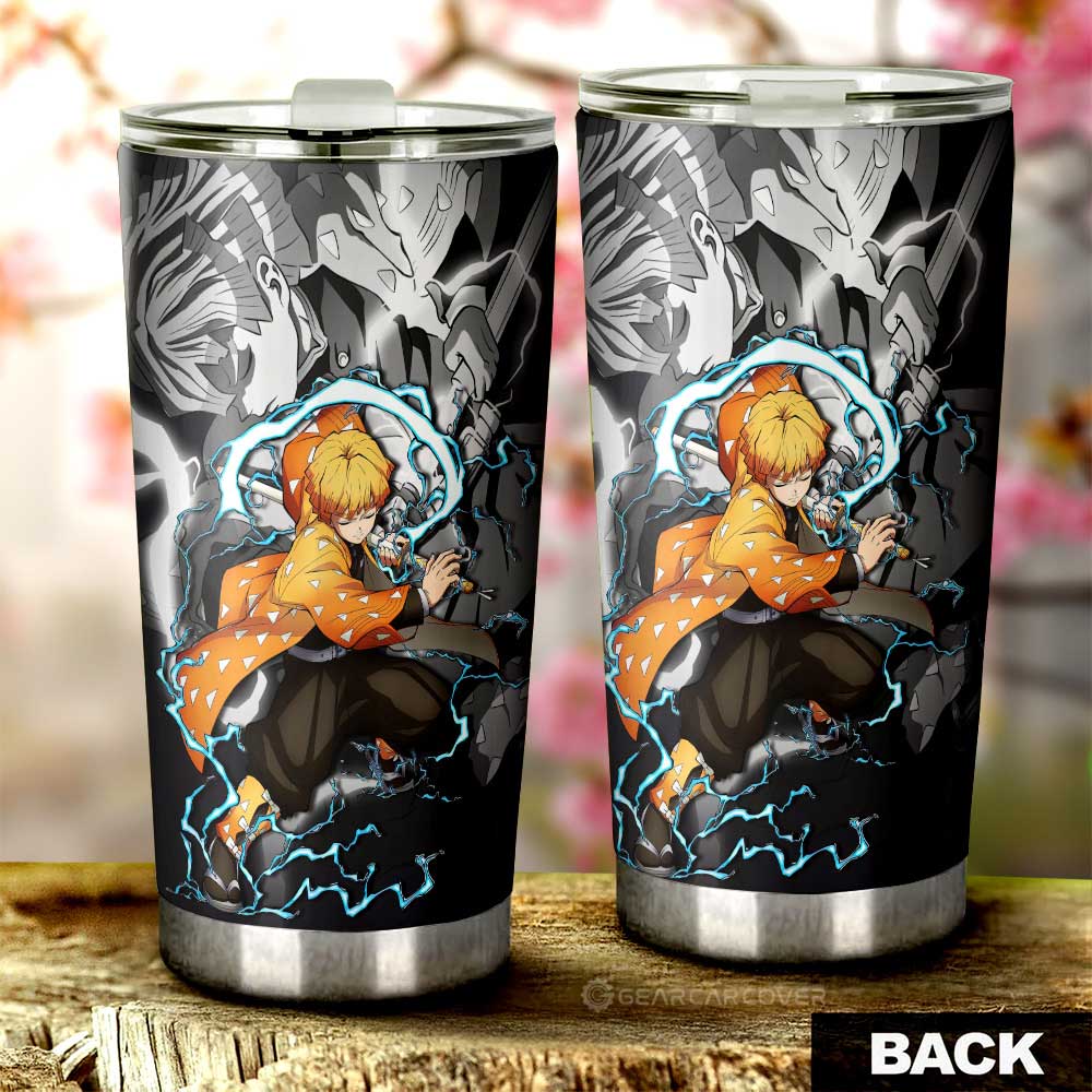 Zenitsu Agatsuma Tumbler Cup Custom Car Accessories - Gearcarcover - 2