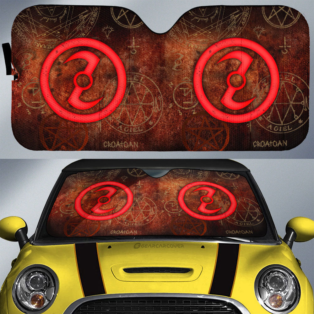 Zoroastrian Symbol Car Sunshade Custom Supernatural Car Accessories - Gearcarcover - 1