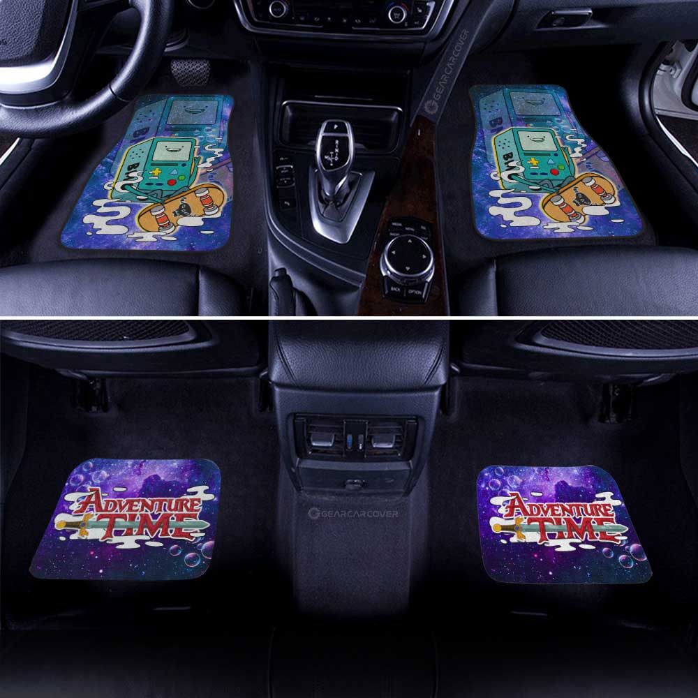 Adventure Time Bmo Galaxy Car Floor Mats Custom - Gearcarcover - 2