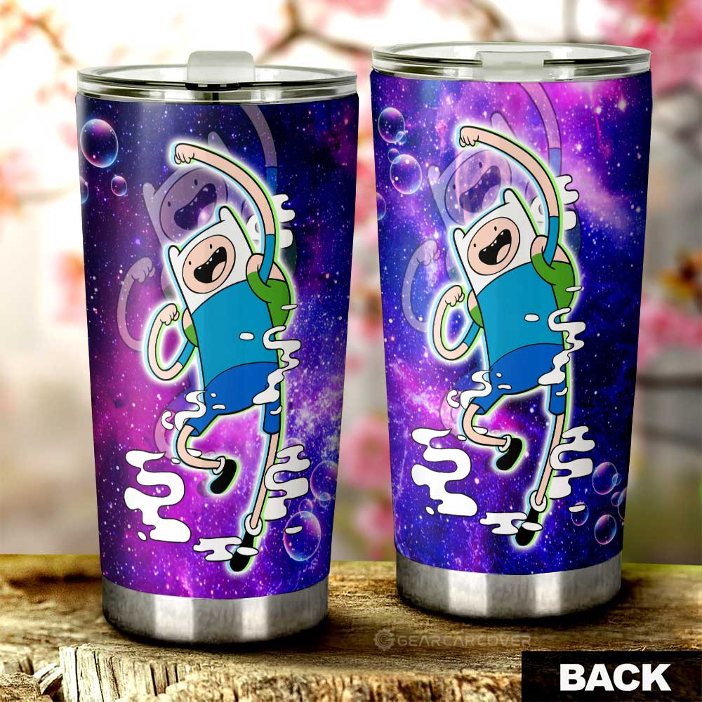 Adventure Time Finn Galaxy Stainless Steel Tumbler Cup Custom - Gearcarcover - 3
