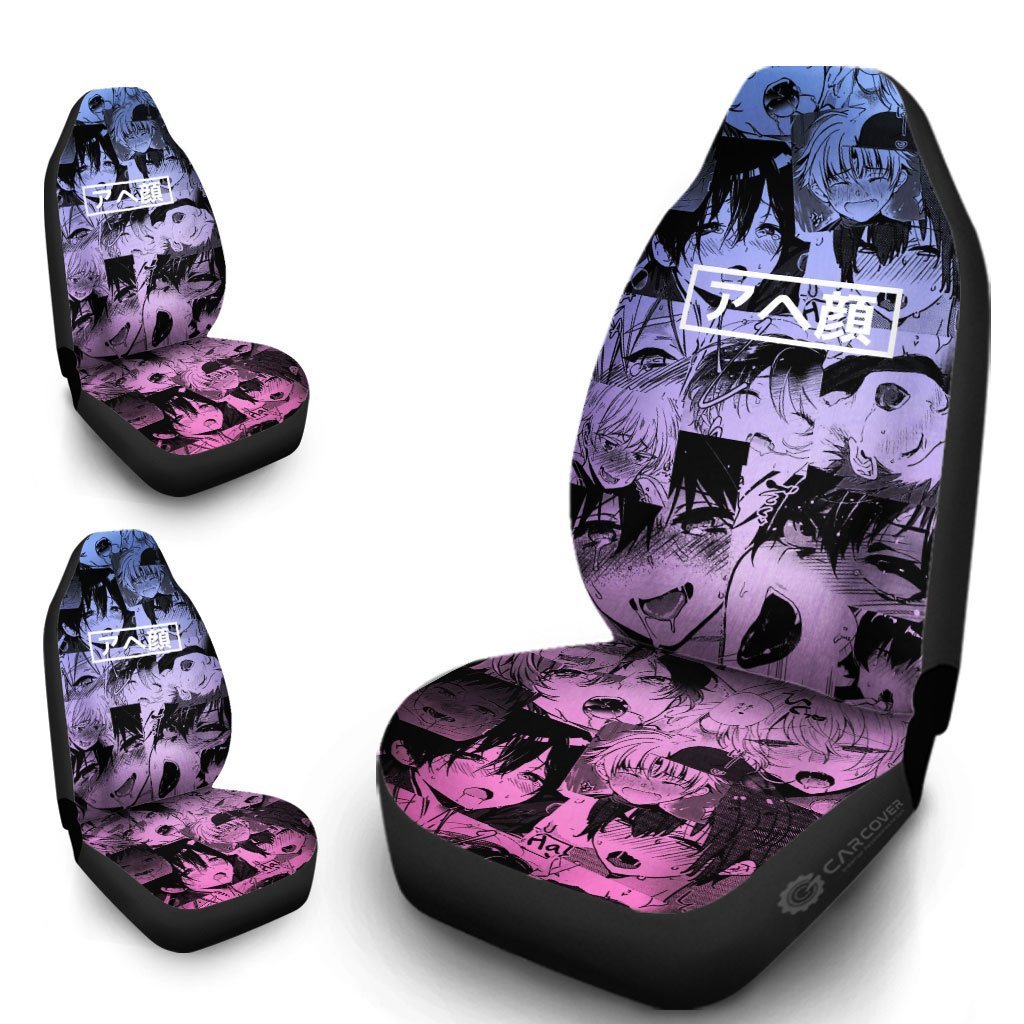 Ahegao Yaoi Car Seat Covers Custom Car Interior Accessories - Gearcarcover - 4